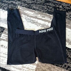 Nike Pro Kids Black Leggings